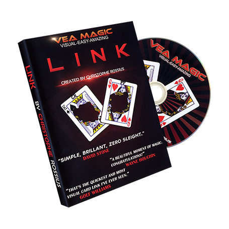 Link - The Linking Card Project (DVD & Gimmicks) by Christoph Rossius - Trick