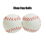 Chop Cup Balls White Leather (Set of 2) by Leo Smetsers - Trick