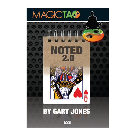 Noted 2.0 Red (DVD and Gimmick) by Gary Jones and Magic Tao - DVD