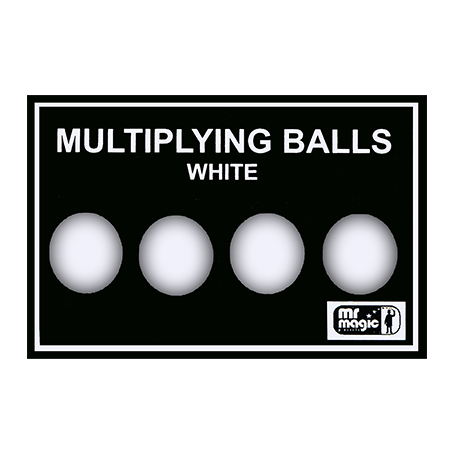 Multiplying Balls (White  Plastic) by Mr. Magic - Trick