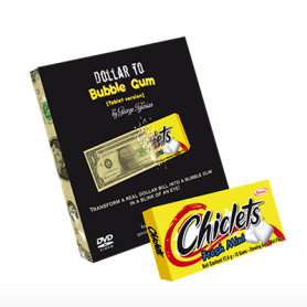 Dollar to Bubble Gum (Chiclets) by Twister Magic - Trick