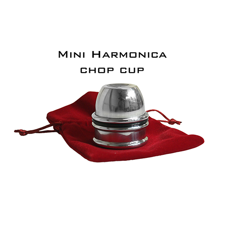 Mini Harmonica Chop Cup (Aluminum) by Leo Smetsers - Trick