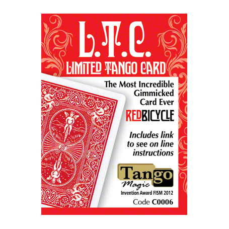 Limited Tango Card Red (T.L.C.) (C0006) by Tango - Trick