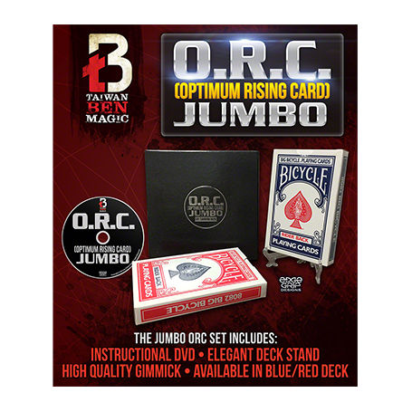 O.R.C.(Optimum Rising Card) Jumbo Red by Taiwan Ben - Trick