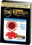 Expanded Shell Poker Chip Red plus 4 Regular Chips (PK001R) by Tango magic - Trick