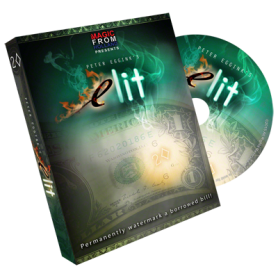 eLit (DVD and Gimmick) by Peter Eggink - carta sulla banconota