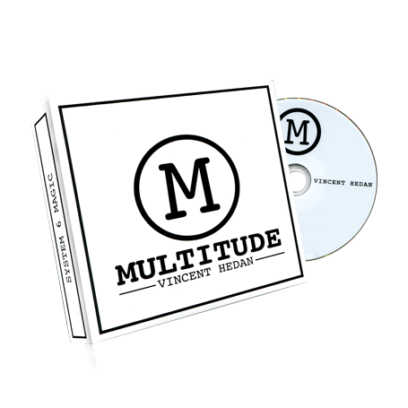 Multitude (DVD & Gimmicks)Blue by Vincent Hedan and System 6 - DVD