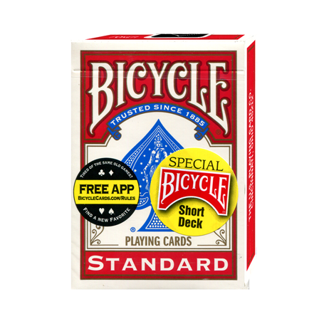 Bicycle Short Deck (Red) by US Playing Card Co. - Trick