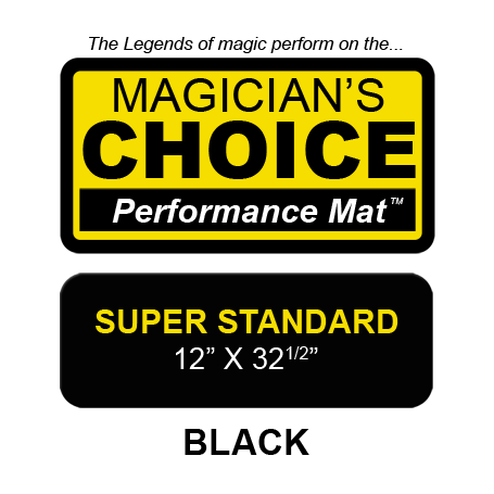 Bartender's Choice Close-Up Mat (BLACK Super Standard - 30.5cm x 82.5cm) by Ronjo - tappetino