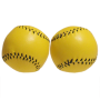 Chop Cup Balls Large Yellow Leather (Set of 2) by Leo Smetsers - Trick