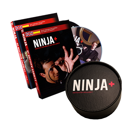 Ninja+ Deluxe BLACK (Gimmicks & DVD) by Matthew Garrett - Trick