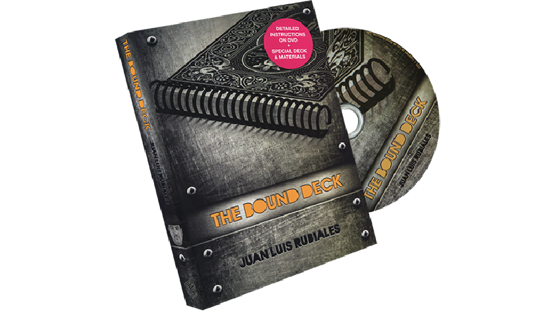 The Bound Deck DVD and Gimmick (Red) by Juan Luis Rubiales and Luis de Matos - DVD