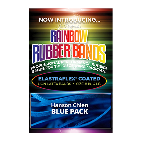 Joe Rindfleisch's Rainbow Rubber Bands (Hanson Chien - Blue Pack) by Joe Rindfleisch - Trick