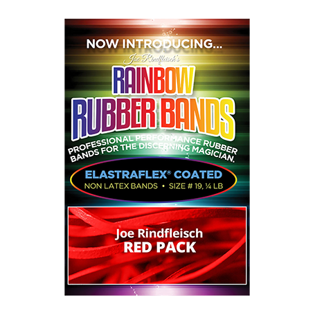 Joe Rindfleisch's Rainbow Rubber Bands (Joe Rindfleisch - Red Pack) by Joe Rindfleisch - Elastici