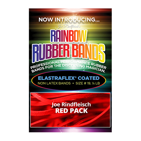 Joe Rindfleisch's Rainbow Rubber Bands (Joe Rindfleisch - Red Pack) by Joe Rindfleisch - Trick