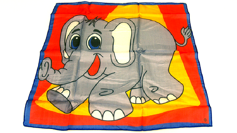 Foulard 45 x 45 Elefante by David Ginn and Magic by Gosh - Trick