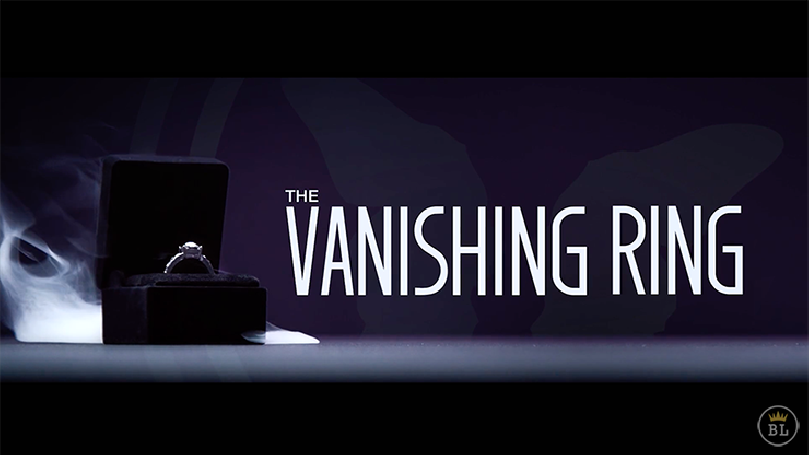 Vanishing Ring Black (Gimmick and Online Instructions) by SansMinds - Trick