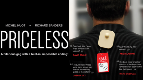 Priceless (Gimmick and Online Instructions) by Michel Huot and Richard Sanders - Cartellino del prezzo