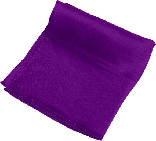 Silk 6 inch (Violet) Magic by Gosh - Trick