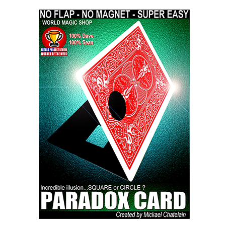 Paradox Card (Red) by Mickael Chatelain - Trick