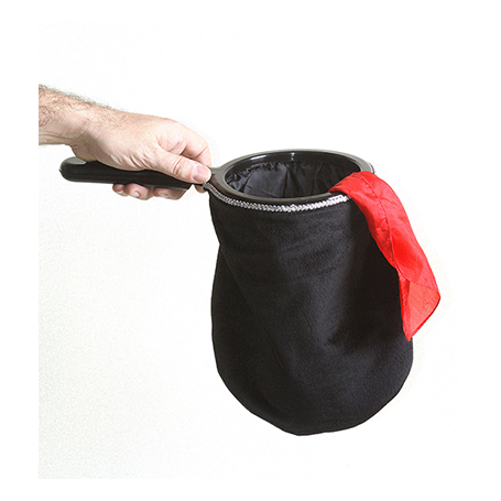 Change Bag Velvet REPEAT WITH ZIPPER (Black) by Bazar de Magia - Tricks