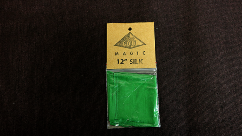 Silk 12 inch (Green) by Pyramid Gold Magic