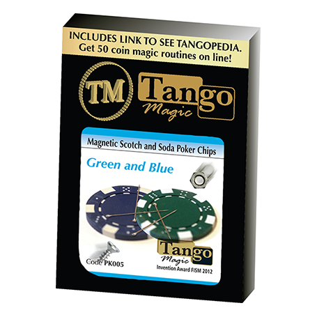 Magnetic Scotch and Soda Poker Chips by Tango PK005 - Trick