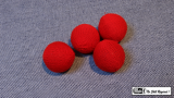 Crochet Balls (Red 1.75 inch) by Mr. Magic - Trick