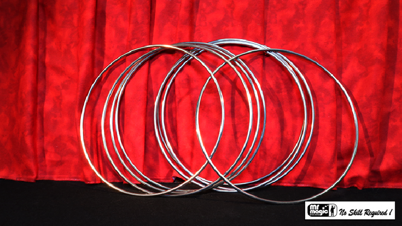 12 inch Linking Rings SS (8 Rings) by Mr. Magic - Trick