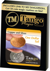 Copper and Silver Dollar (Tails) (D0177) by Tango Magic