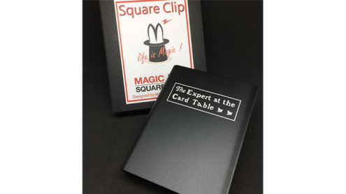 Expert At The Card Table Card Clip (Black) by Magic Square - Trick