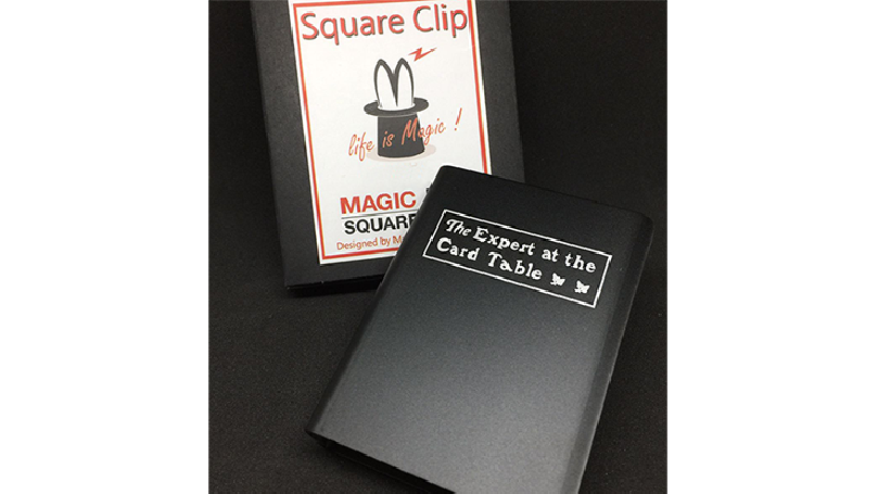 Expert At The Card Table Card Clip (Black) by Magic Square - Trick