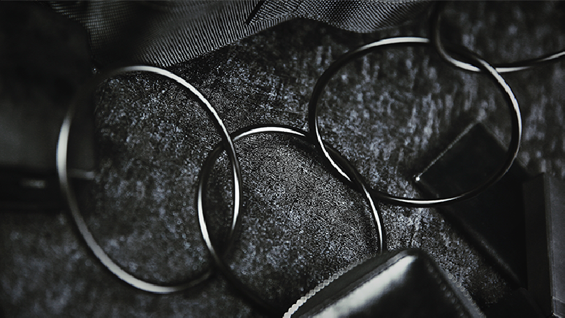 Linking Rings 10 cm (Black) by TCC - Anelli Cinesi