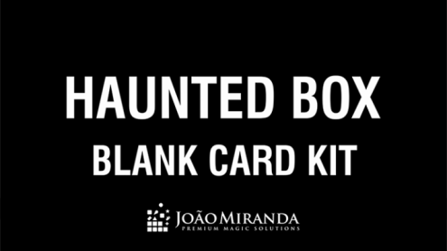 Blank Card Kit for Haunted Box by JoÃ£o Miranda - Trick