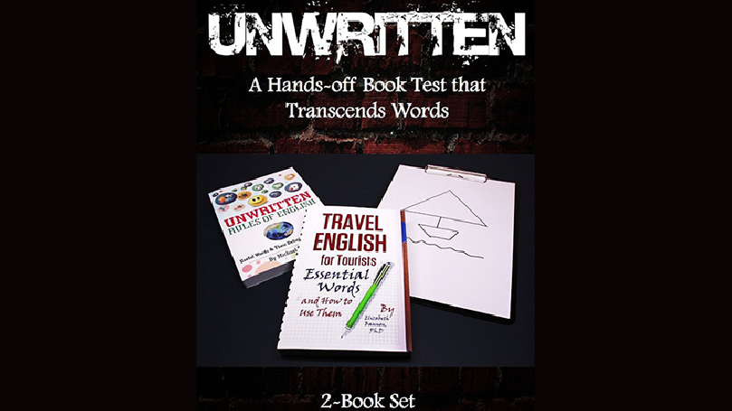 Unwritten: A Hands-off Book Test that Transcends Words (2-Book Set) by J C SUM - Trick