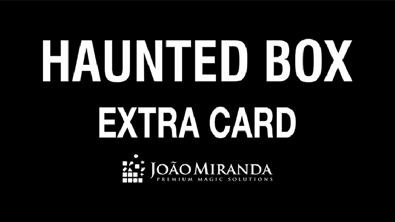 Haunted Box Extra Gimmicked Card (Blue) by João Miranda Magic - Trick