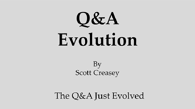 Q&A Evolution by Scott Creasey video DOWNLOAD
