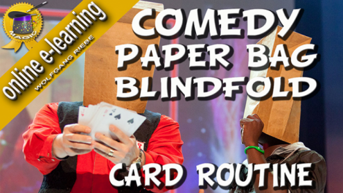 Comedy Paper Bag Blindfold Routine by Wolfgang Riebe video DOWNLOAD