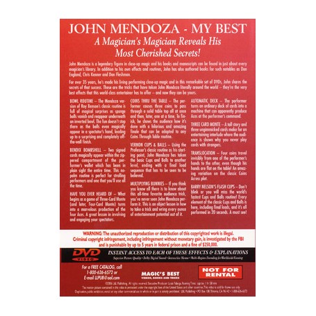 My Best - Volume 2 by John Mendoza - DVD