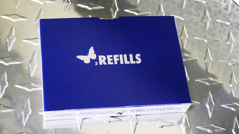 Refill Butterfly Cards Blue (2 pack) by Ondrej Psenicka