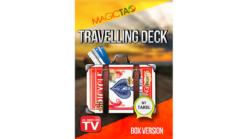 Travelling Deck Card Version Blue (Gimmick and Online Instructions) by Takel - Trick