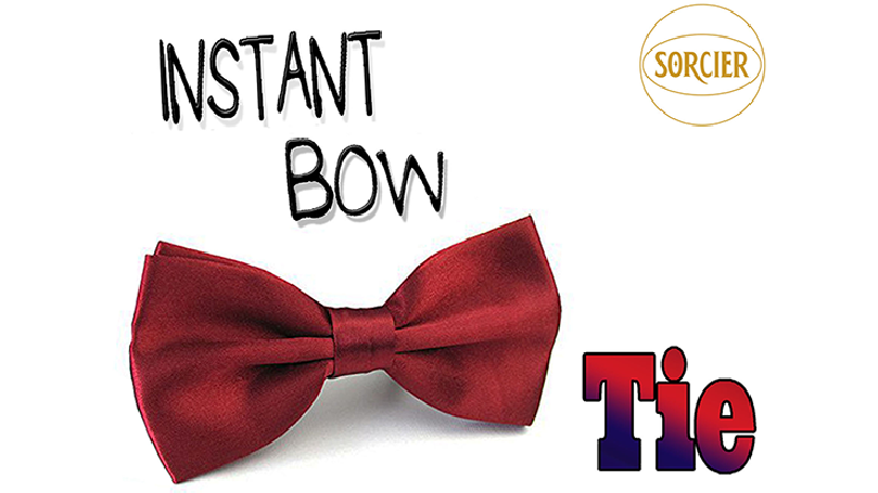 Instant Bow Tie (Red) by Sorcier Magic - Trick