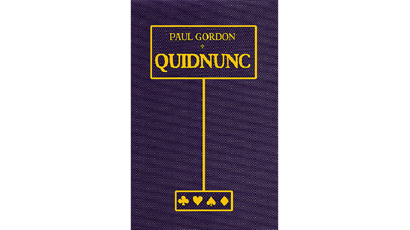Quidnunc by Paul Gordon - Book