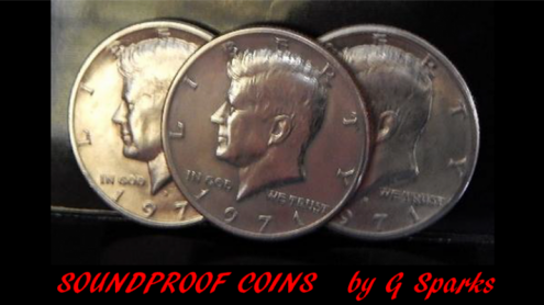 Soundproof Coins by G Sparks Magic - Trick