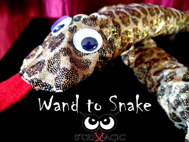 Wand to Snake by Strixmagic