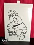 VISUAL COLORING (mod.3024) - Santa in Chimney Insert