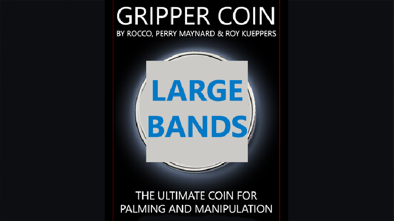 Gripper Coin Bands (Large) by Rocco Silano - Trick