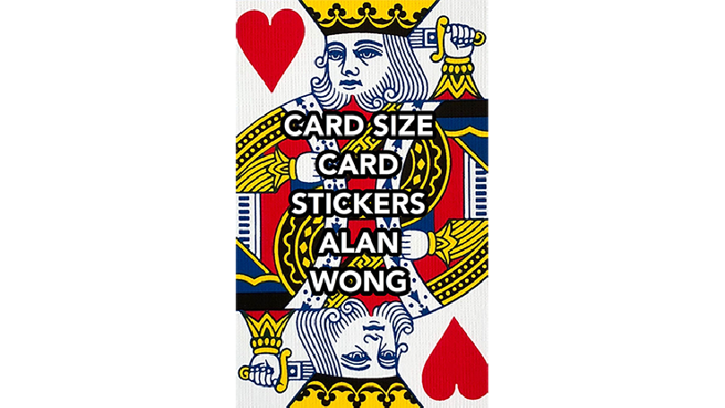 POKER Size Card Stickers by Alan Wong - Trick