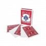 Mazzo Faccia Bianca Bicycle Cards (Red)