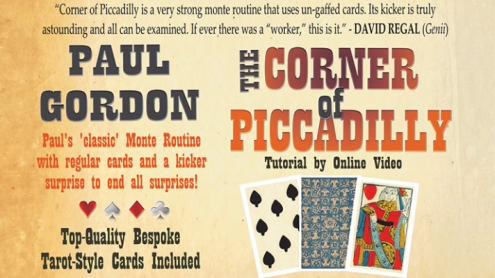 The Corner of Piccadilly (Tarot Size plus online instruction) by Paul Gordon - Trick